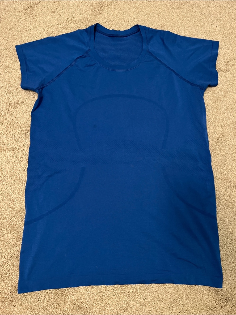 lululemon athletica Royal Blue Short Sleeve Athletic Tee
